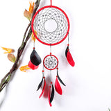 Indian Style Dream Catcher Feather Pendant Handmade Crafts