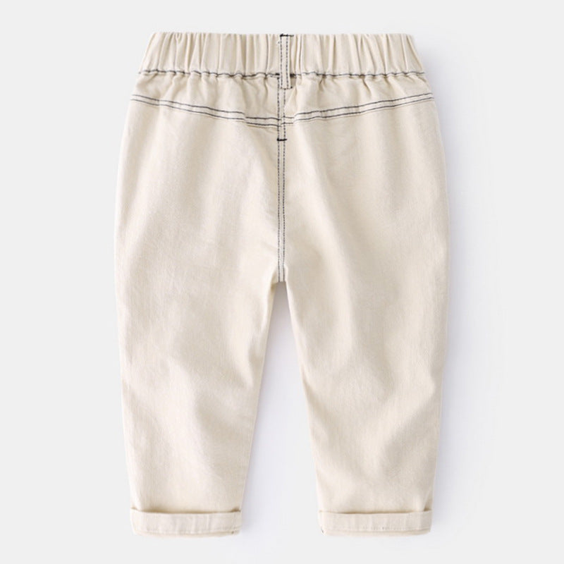 Baby Solid Color All-Match Trousers