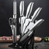 Acrylic Tool Holder Full Steel Handle 6 Piece Kitchen Tool Holder