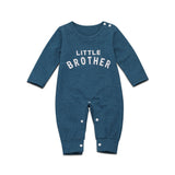 Male Alphabet Long Sleeved Romper Newborn Baby Jumpsuit