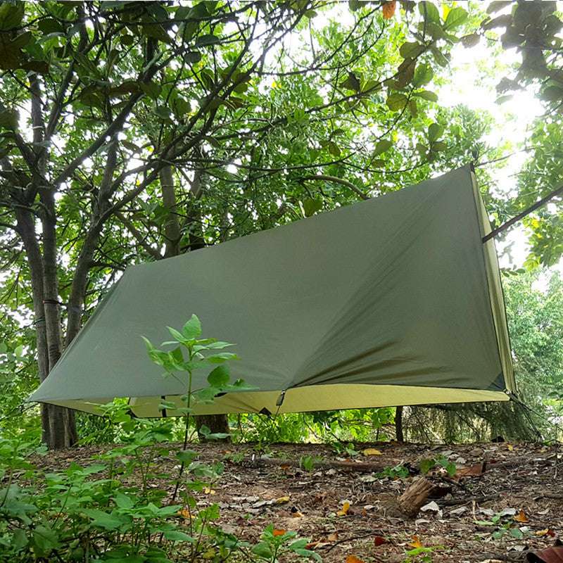 Outdoor Canopy Camping Poleless Tent Hammock Awning Camping Mat Shelter Sunshade Protection - Minihomy