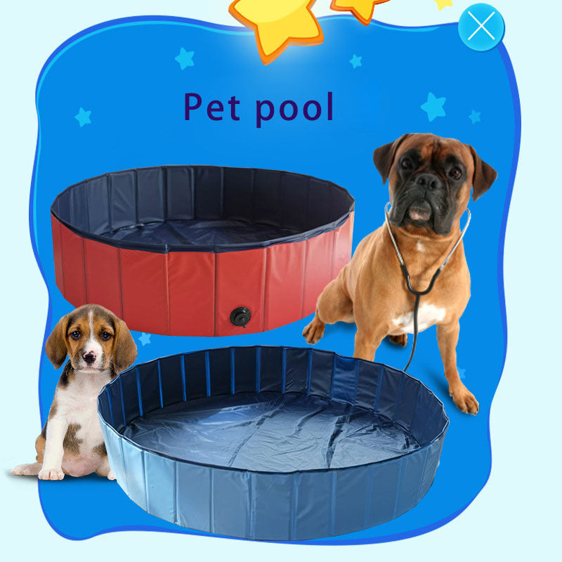 Portable Pet Pool Foldable Dog Cat Bathtub Pet Supplies Outdoor Children's Bathtub Pet Cleaning Supplies Accessories - Minihomy