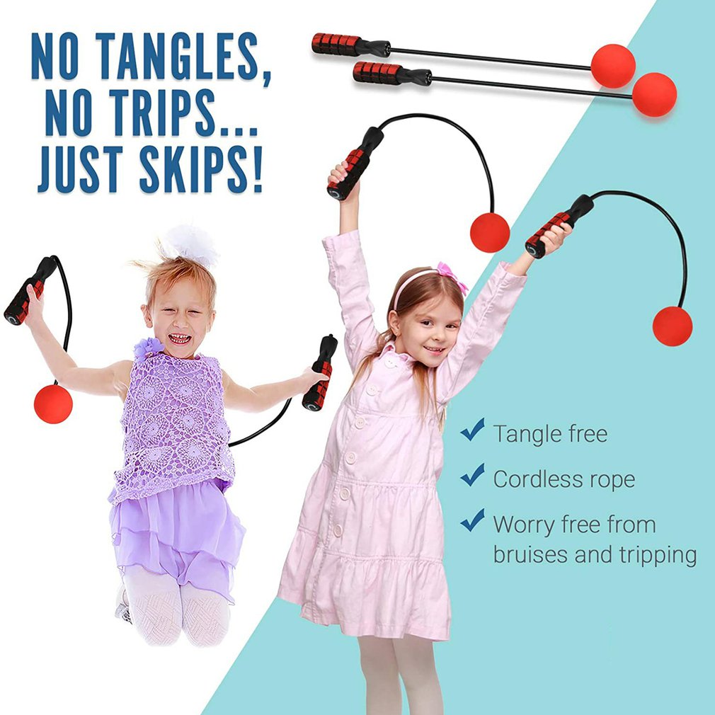 Creative Ropeless Adjustable Jump Rope Weighted Cordless Skipping Rope - Minihomy