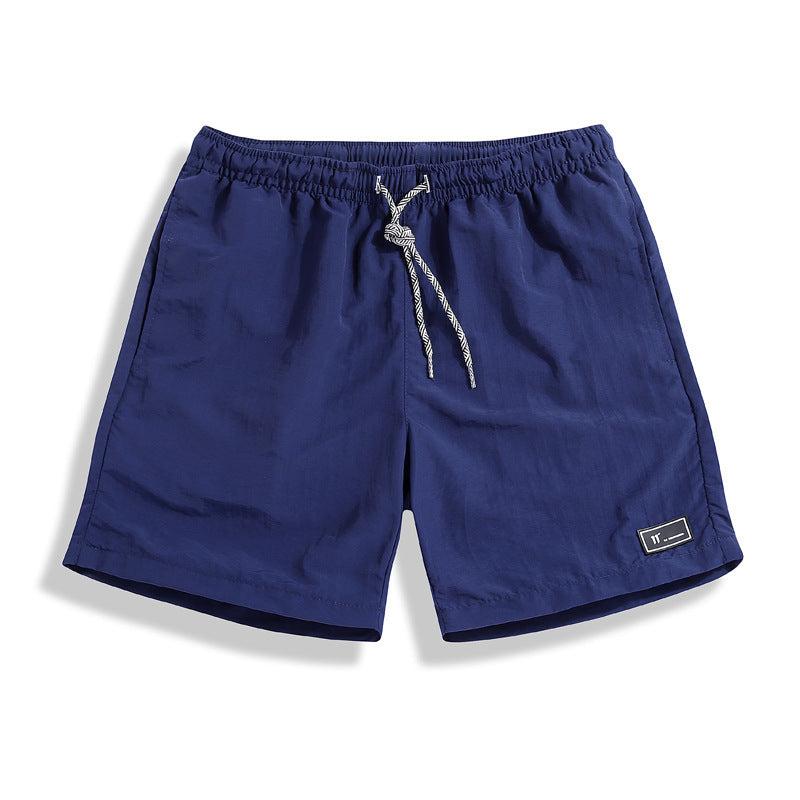 Men's Waist Tether And Quick-Drying 5-Point Casual Shorts - Minihomy