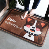 Cartoon Floor Mat Household Door Mat Bedroom Door Foot Mat - Minihomy