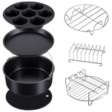 Air Fryer Accessories 7-piece Silicone Grill