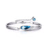 High quality blue crystal zircon bracelet for women - Minihomy