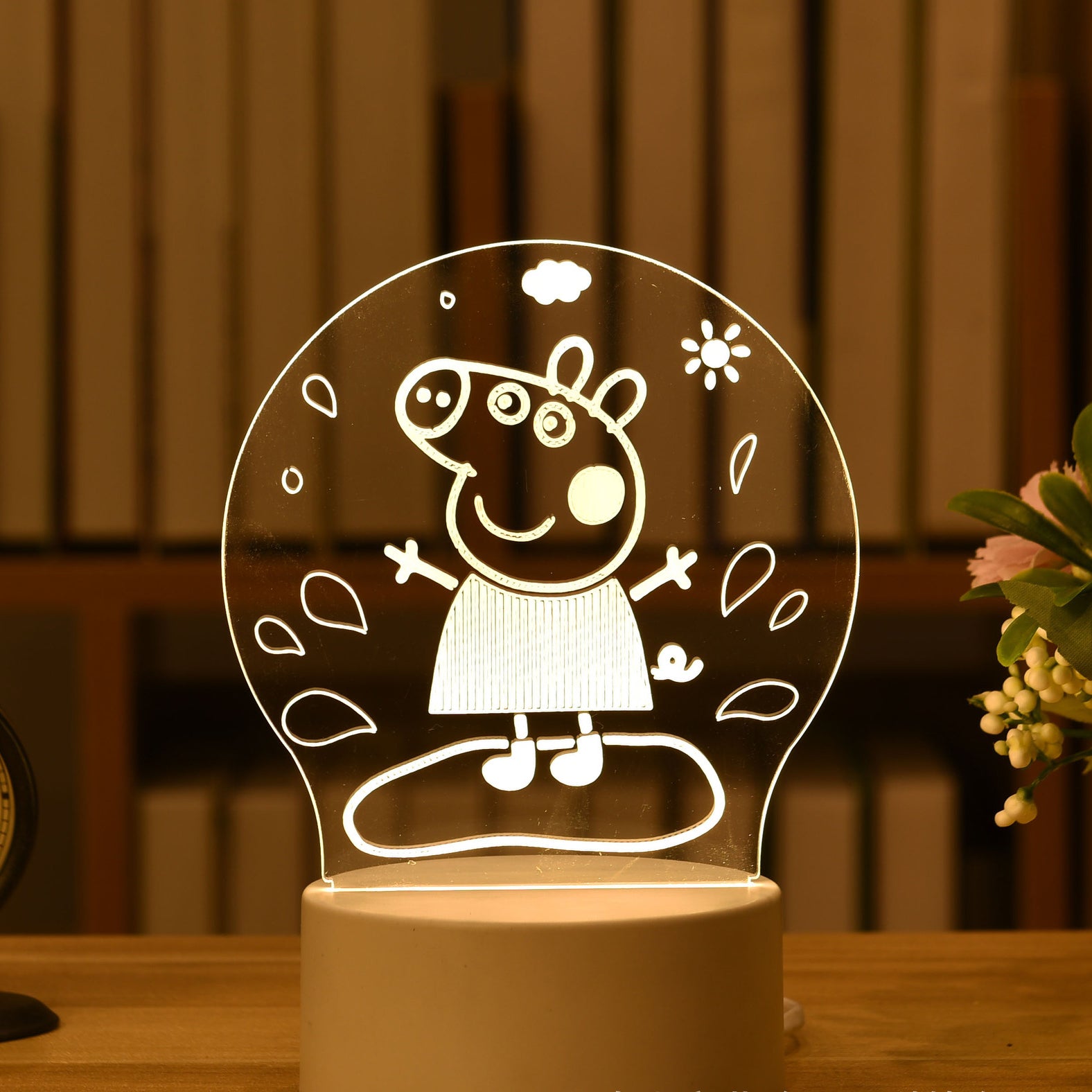 Bedroom Atmosphere Lamp Cartoon 3D Night Light - Minihomy