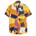 Mens Geometric Print Shirt - Minihomy