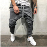 Jogging Pants Hip Hop Jogging Pants Slim Casual Sports Drawstring Pants Men - Minihomy