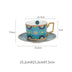 Coffee cup and saucer set home afternoon tea exquisite cup - Minihomy