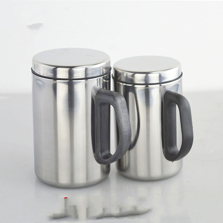 Export Stainless Steel Double-layer Mug Thermos Outdoor Water Cup Gift Cup Custom Logo - Minihomy