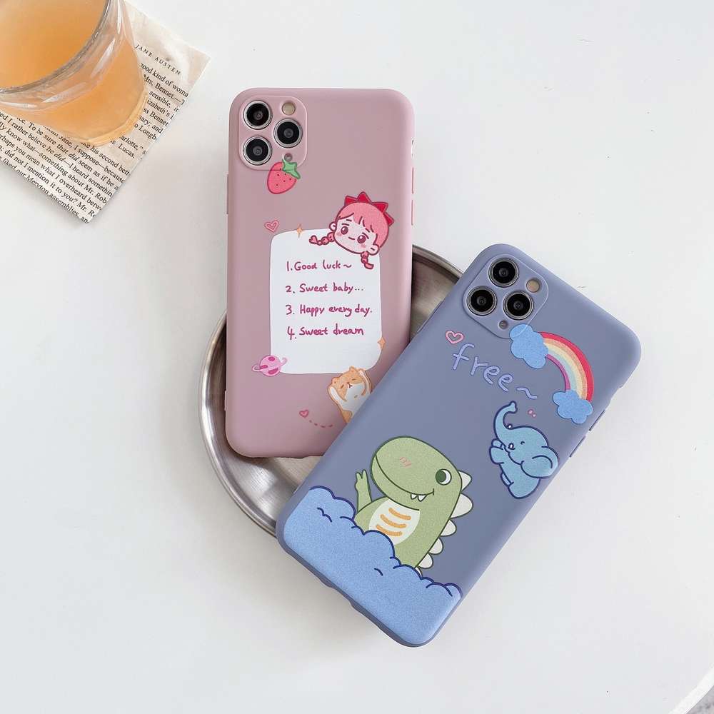 Cartoon Soft Shell Mobile Phone Case - Minihomy