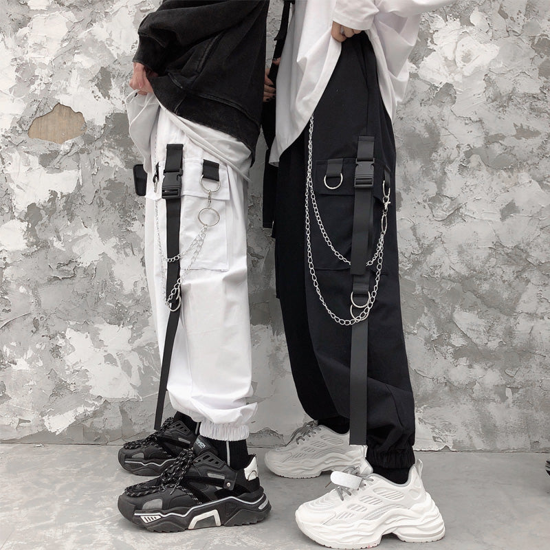 High Street Hip-hop Loose-fitting Cargo Slacks - Minihomy