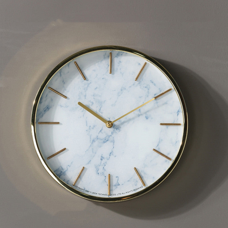 Nordic Modern Wall Clock Light Luxury Style