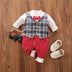 Baby Jumpsuit Spring And Autumn Gentleman Long-Sleeved Baby Clothes - Minihomy