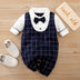 Baby Jumpsuit Spring And Autumn Gentleman Long-Sleeved Baby Clothes - Minihomy