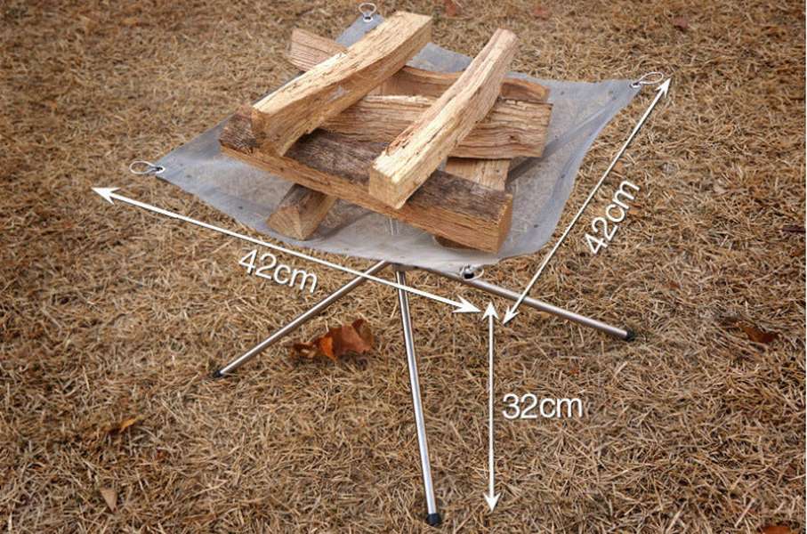 Portable Folding Campfire Stand - Minihomy