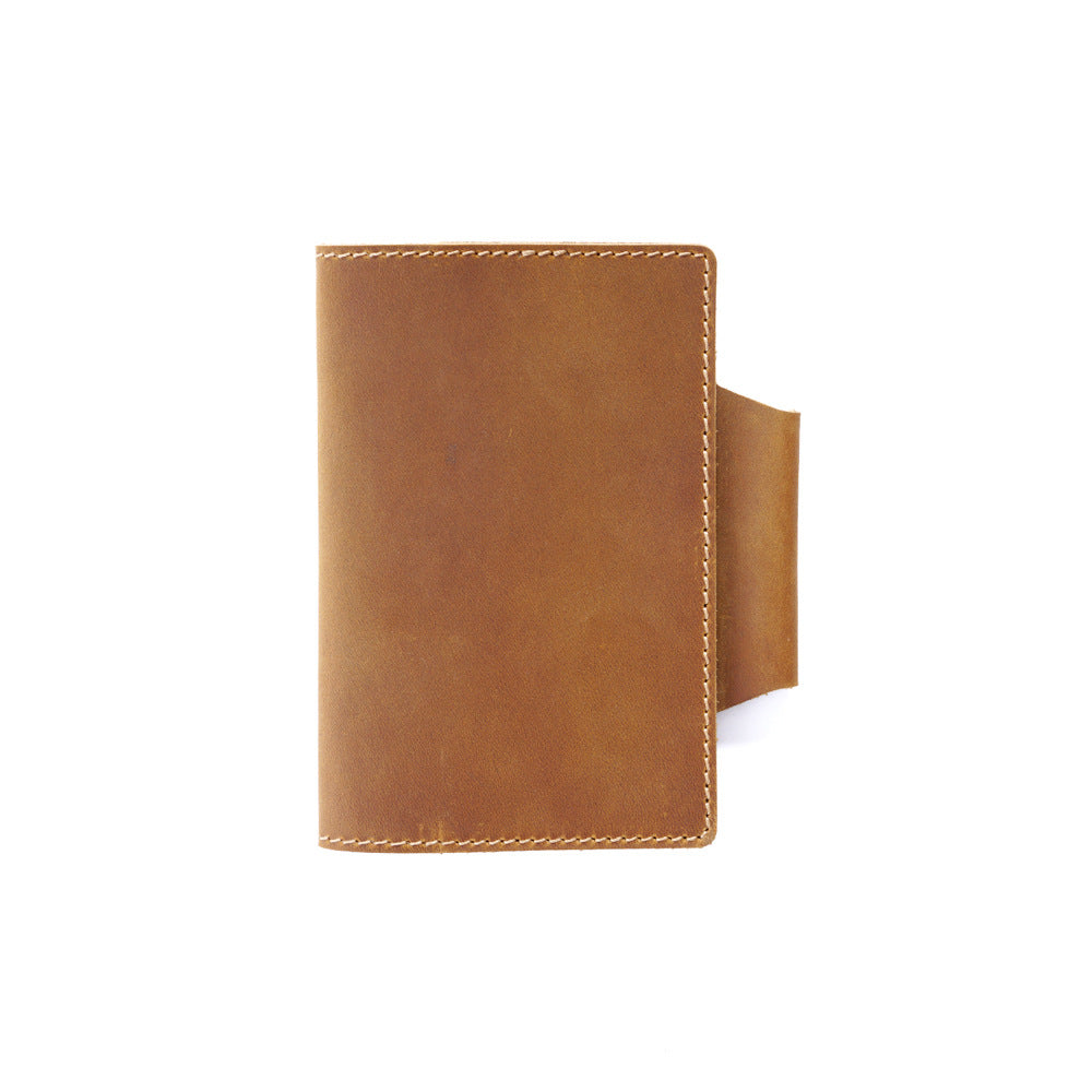 Notepad Leather Magazine Cover Travel Notebook Diary - Minihomy