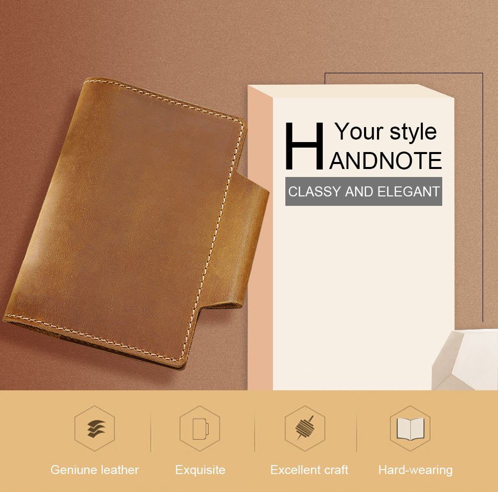 Notepad Leather Magazine Cover Travel Notebook Diary