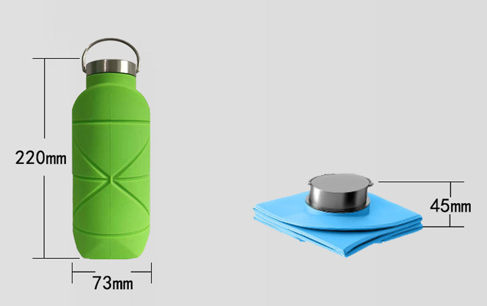 Folding Silicone Outdoor Sports Environmental Protection Handy Folding Cup - Minihomy