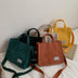 Corduroy Zipper Shoulder Bag Small Cotton Canvas Handbag - Minihomy