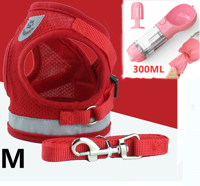 Pet Leash Breathable Mesh Chest Back - Minihomy