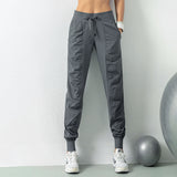 Women Loose Leggings Sports Pants Running Pants Casual Quick-Drying Trousers