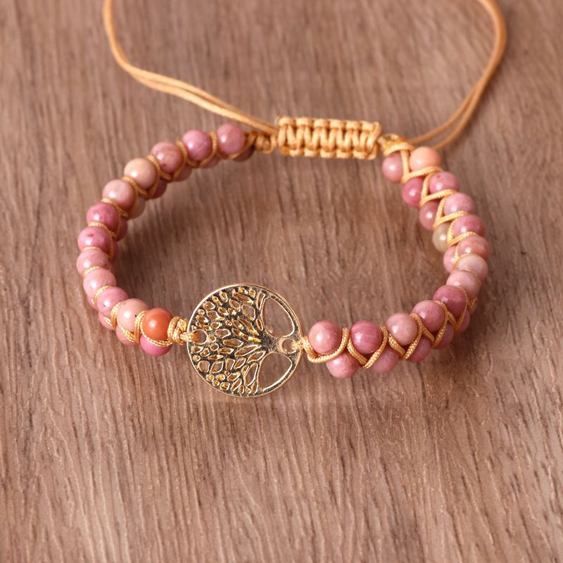 Natural Agate Beads Hand-woven Yoga Friendship Lover Bracelet - Minihomy