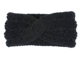 Acrylic Thick Wool Knitted Headband Diagonally Crossed Hair Accessories For Women