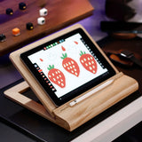 Smart Tablet Solid Wood Stand