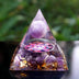 Natural Tiger Eye Orgonite Pyramid Healing Crystals Centerpiece Energy Generator Reiki Chakra Multiplier Orgone Amethyst Meditation - Minihomy