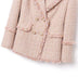 High Quality Wool Blends Tweed Jacket Women - Minihomy