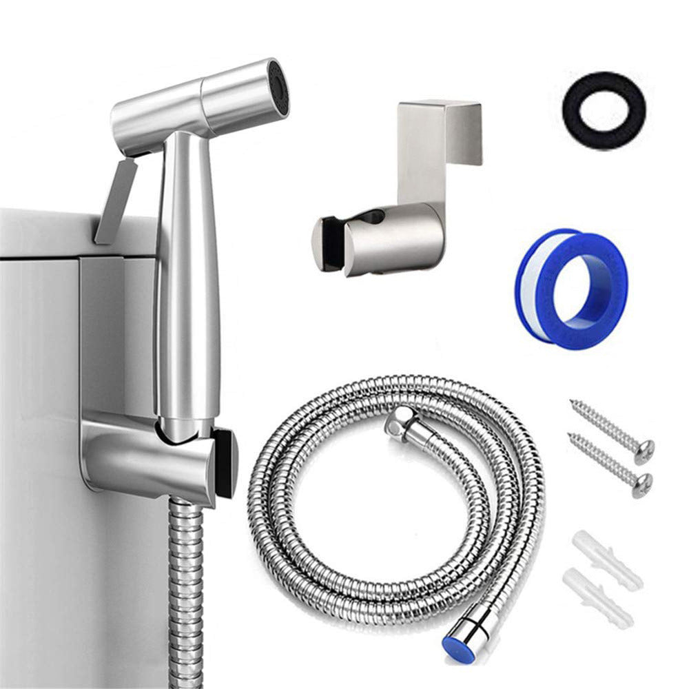 Toilet Companion Bidet Spray Gun Set High Pressure Booster Nozzle Toilet Spray Gun