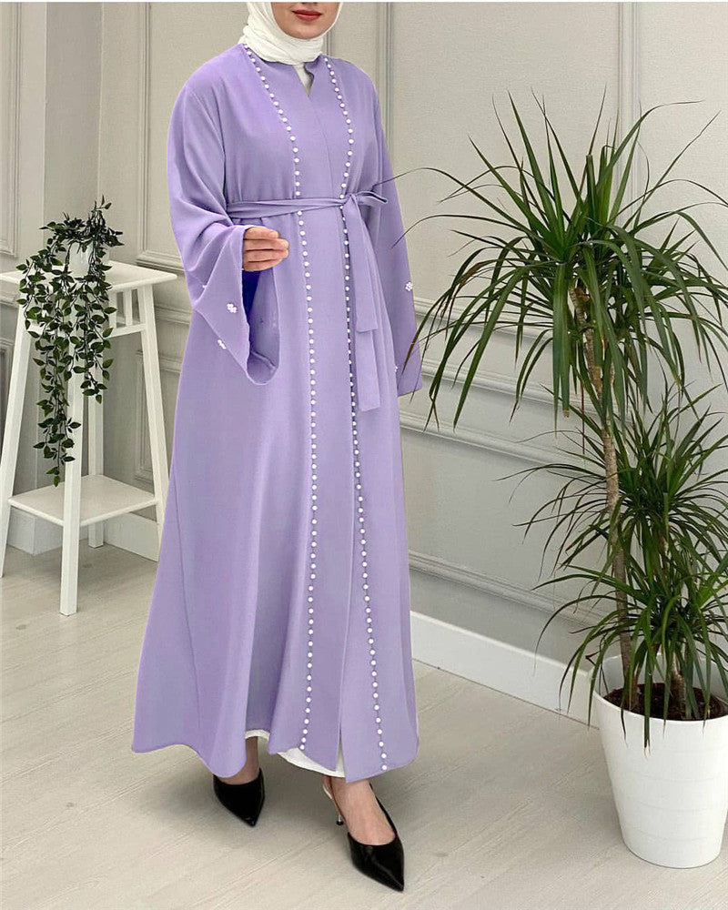 Moroccan Abaya Dubai Kaftan: Eid Muslim Dress & Hijab - Minihomy