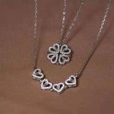 Four-leaf Clover Double-wear Necklace Female Jewelry - Minihomy