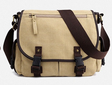 Men's Canvas Shoulder Bags Casual Men's Bags Messenger Multifunctional Bags