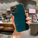 Solid Color Electroplating Mobile Phone Case All-inclusive Creativity