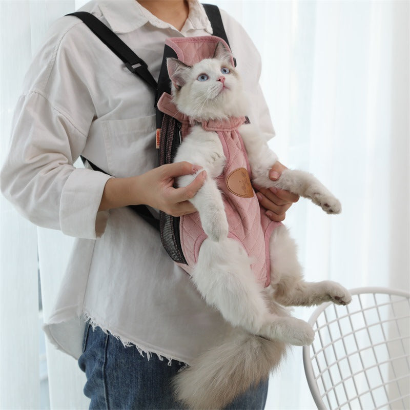 Portable cat backpack for spring outing - Minihomy