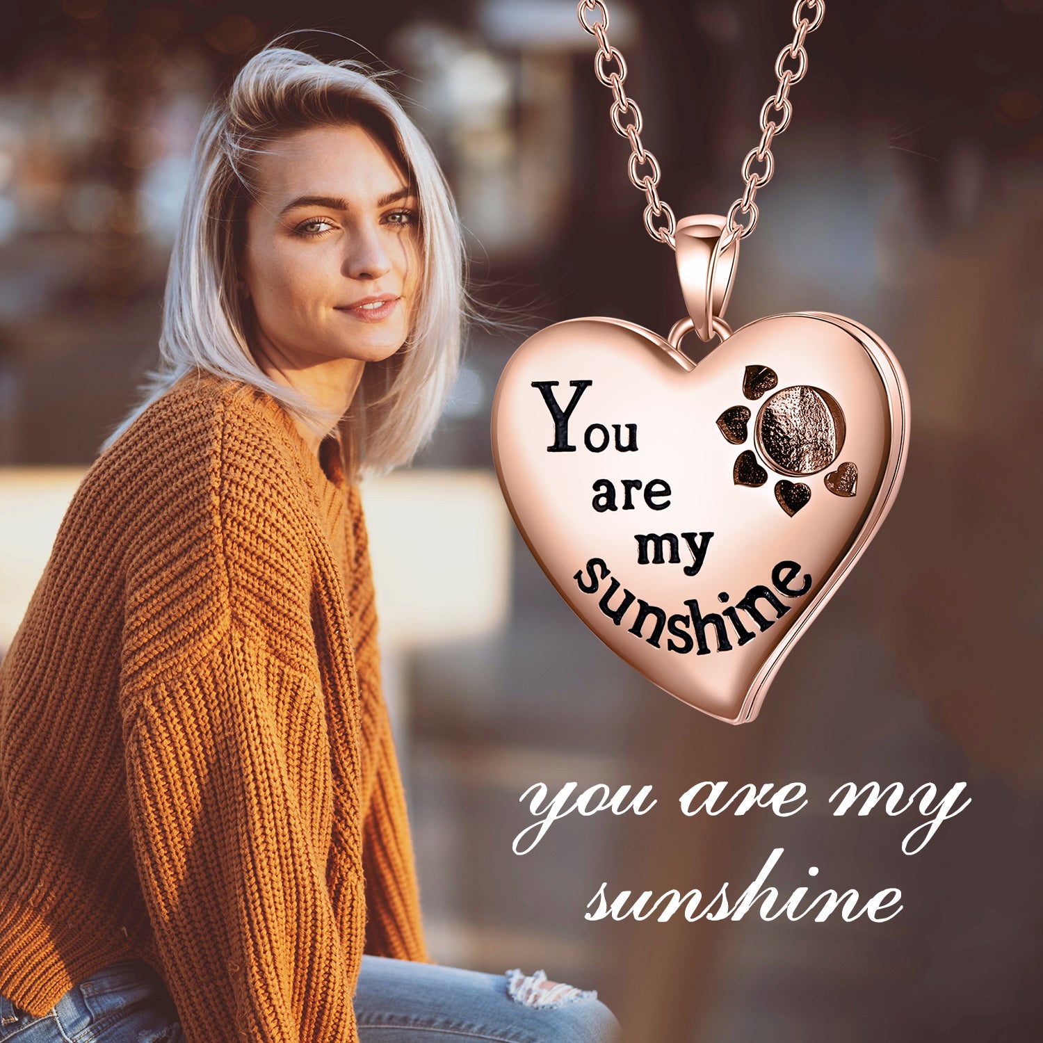 925 Sterling Silver Photo Heart Locket Necklace That Hold Pictures