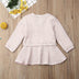 Long-sleeved Dresses Two-piece Children's Baby Small Incense Wind Suit - Minihomy