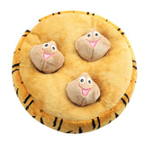 Interactive Squeaky Hide Seek Activity Plush Pet Toy