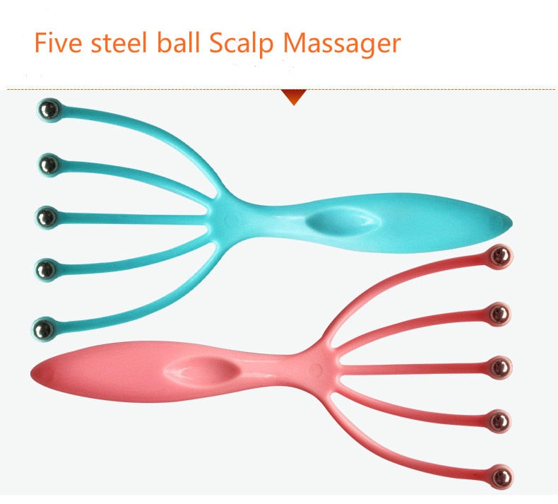 Manual Scratching Head Grabber Plastic Scalp Massage Claw - Minihomy