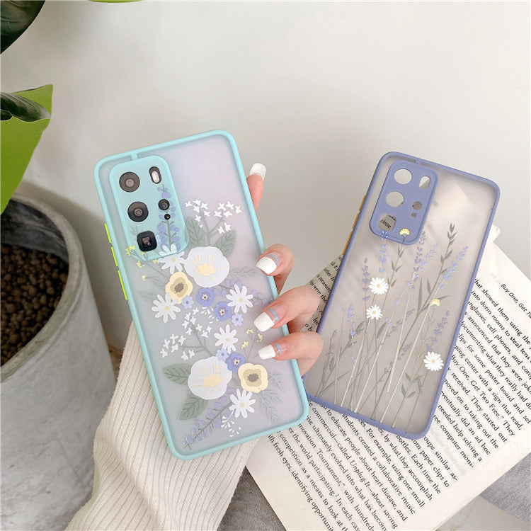 White flower mobile phone case