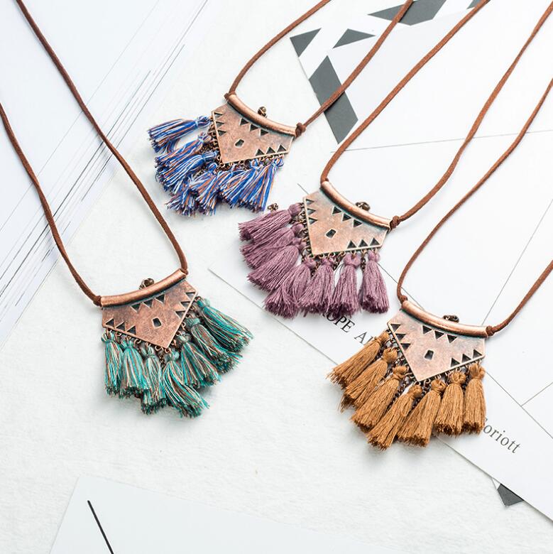 Fringed Hollow Sweater Chain - Minihomy