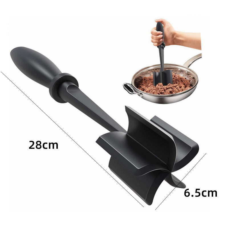 Multifunctional Meat Chopper Heat Resistant Meat Masher Nylon Hamburger Chopper - Minihomy