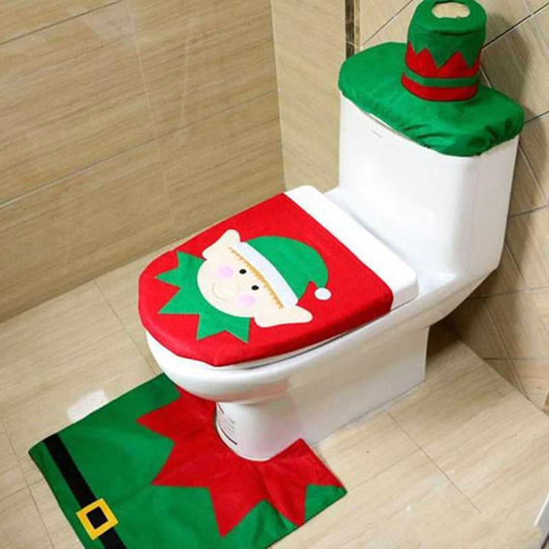 Christmas Toilet Seat Cover