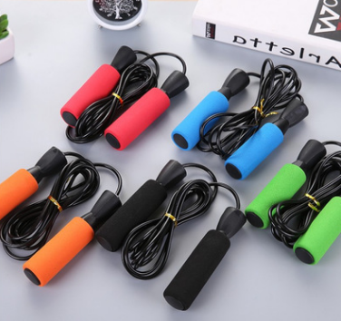 Student competition fitness exercise sponge jump rope