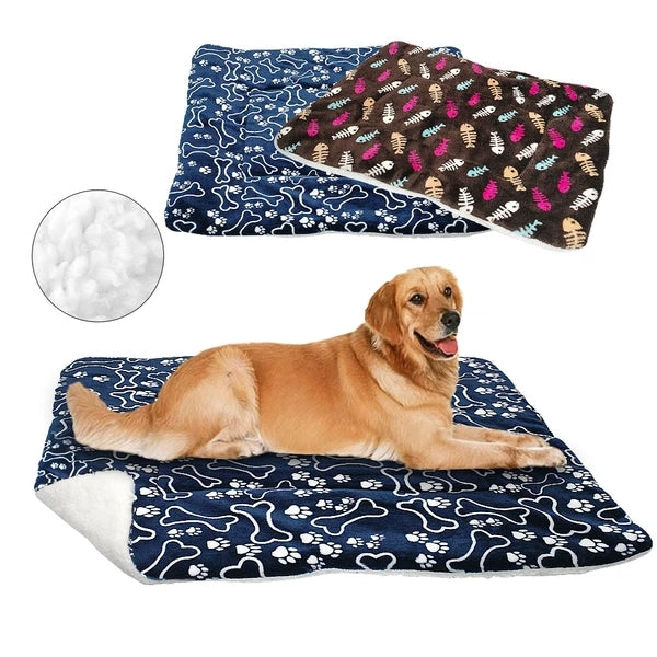 Flannel Material Thick Pet Blanket - Minihomy