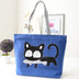 Cat Canvas Shoulder Bag - Minihomy